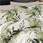 Lenjerie de pat din bumbac Botanic, verde, 140 x 200 cm, 70 x 90 cm