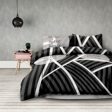 Restilo Obliečky Sweet Home dark, 140 x 200 cm, 70 x 90 cm