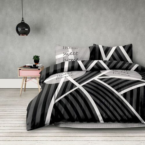Restilo Povlečení Sweet Home dark, 140 x 200 cm, 70 x 90 cm