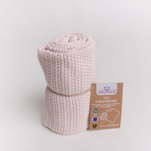 Detská deka Babymatex Lili Powder Pink, 75 x 100cm