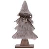 Hairy tree karácsonyi dekoráció,  világosbarna, 41 cm