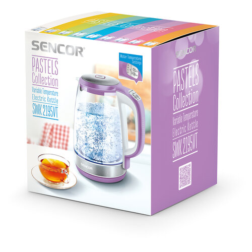 Sencor SWK 2195VT vízforraló hőszabályozással 2 l,lila
