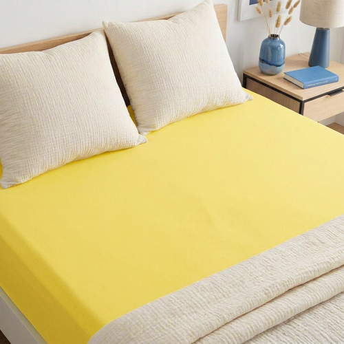 4Home jersey prestieradlo žltá, 180 x 200 cm
