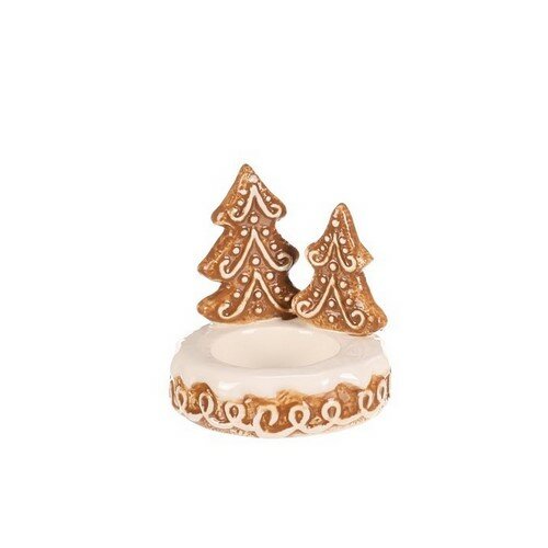 Kerámia mézeskalács gyertyatartó Fa tea gyertya