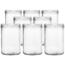 Orion Set of 8 Sturzgl screw-top preserving jars,0.44 l