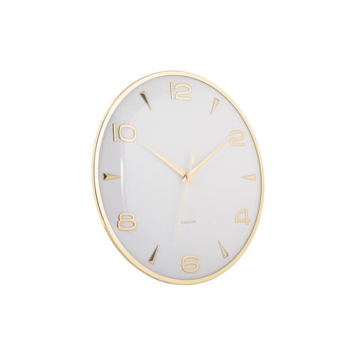 Karlsson 6017WH design falióra, fehér, átmérő: 40cm