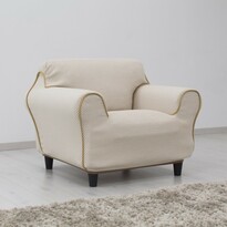 Spannbezug für Sessel IRPIN beige , 70-110 cm