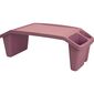 Bett-Tablett 60 x 30 x 21 cm, rosa