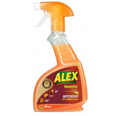 Alex Sprej čistič na laminátový a dřevěný nábytek pomeranč 375 ml