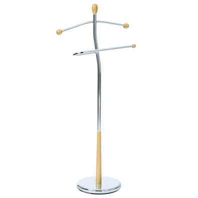 Stummer Diener 82646 NAT Chrom/Eiche, 118 cm