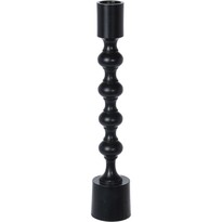 Алюмінієвий свічник Gallipoli чорний, 4,5 x 23,5 см