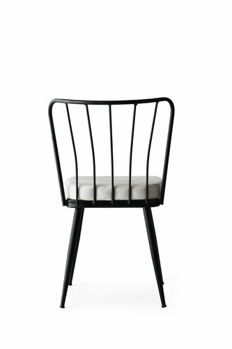 Sada jídelních židlí Yildiz White and Black, 4 ks