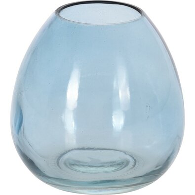 Wazon szklany Adda, jasnoniebieski, 11 x 10,5 cm