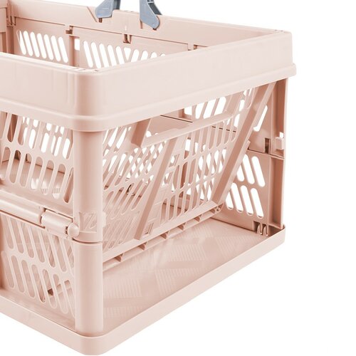 Keeeper Skladací košík Ella L Nordic Pink 23 l