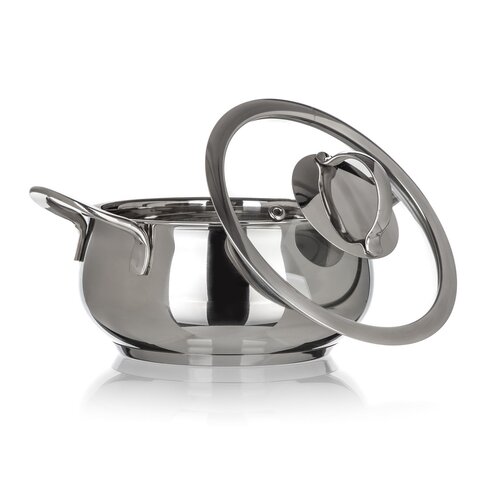 Banquet Nerjaveča posoda z pokrovom Belly, 14 cm,1,2 l