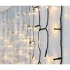 Draperie luminoasă de Crăciun, 180 LED-uri, IP44, 6 m, alb cald
