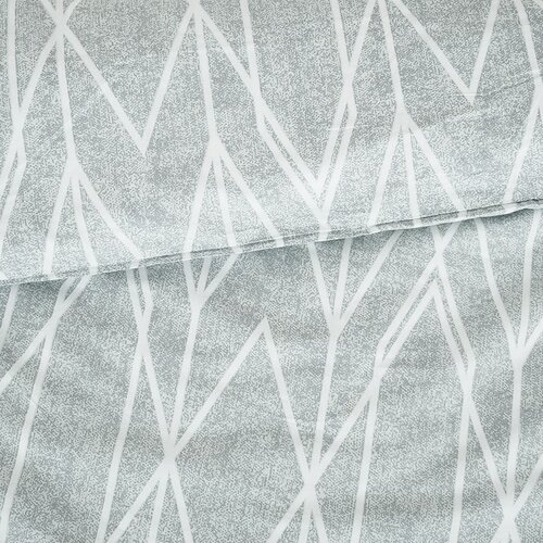 B.E.S. Petrovice Baumwollbettwäsche Exkluziv Grau stripes, 140 x 200 cm, 70 x 90 cm