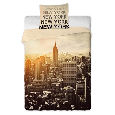 Bavlnené obliečky New York, 140 x 200 cm, 70 x 90 cm