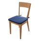 Pernă scaun B.E.S. Petrovice cu șnururi, albastru, 40 x 40 cm