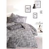 BedTex Bombažno posteljnino Straw črna, 220 x 200cm, 2 kos 70 x 90 cm