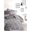 BedTex Bombažno posteljnino Straw črna, 220 x 200cm, 2 kos 70 x 90 cm