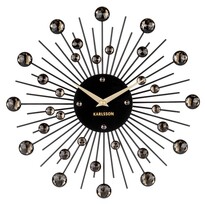 Karlsson 4860BK Designové nástenné hodiny, 30 cm
