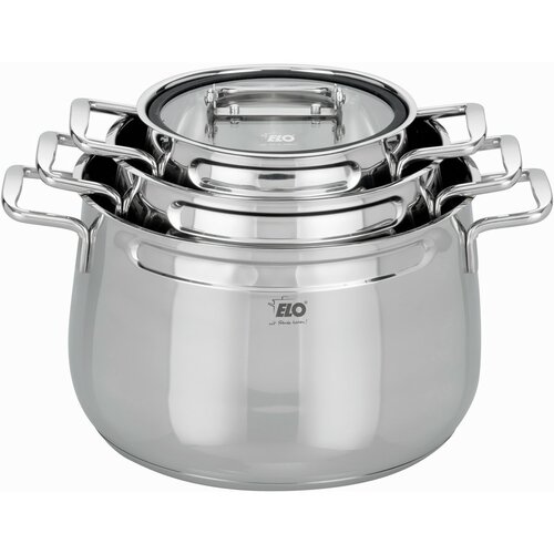 Elo 91003 3-teiliges Edelstahl-Topfset Mystery