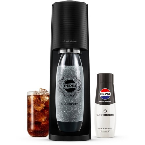 Sodastream Terra Black Pepsi Zero Mpack aparat za pripravo peneče vode