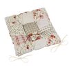 Sitzkissen EMA gesteppt Patchwork Beige , 40 x 40 cm
