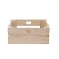 Lădiță lemn Orion Industrial Inimă, 20 x14,5 x 8 cm