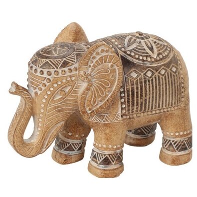 Dekorativni predmet iz poliresina Slon II, 15,5 x14 x 7 cm