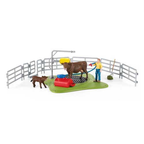 Stație de spălare de vite Schleich 42529, 29 cm