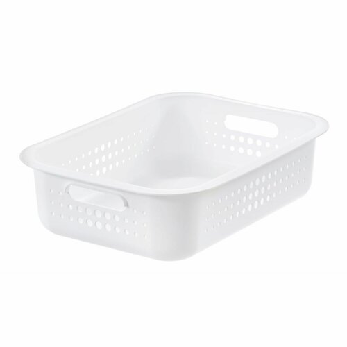 SmartStore Shopping koš Modern, bela, 37 x 28 x 10cm