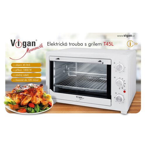 Vigan Mammoth T45L Elektrobackofen mitGrill