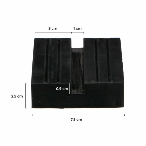 Sixtol Gumová podložka pre zdvihák automobilov JACK PAD 7, 7,5 x 7,5 x 2,5 cm