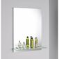 AQUALINE SB125 Samba Glasablage 60 cm, silber