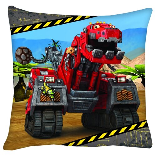 Poduszka Dino Trux Tyrannosaurus Trux, 40 x 40 cm