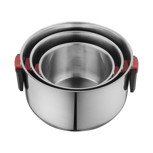 Florina Edelstahl-Topfset Space by Mateusz Gessler, 6-teilig