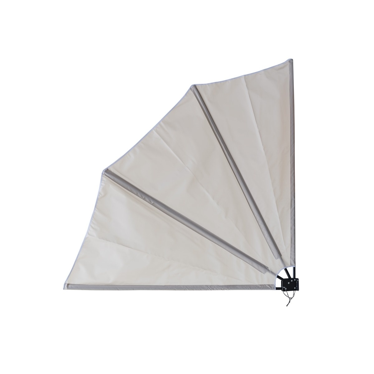 Happy Green Parawan składany na balkon 1,4 m, beżowy