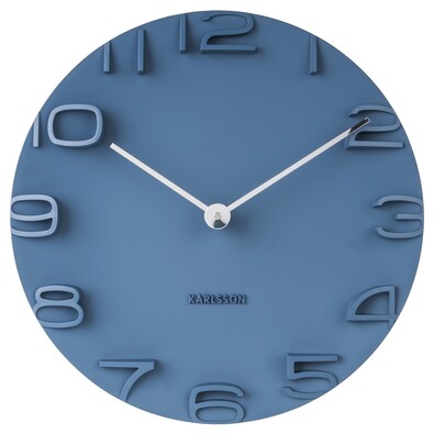 Karlsson 5311BL Designowy zegar ścienny, 42 cm