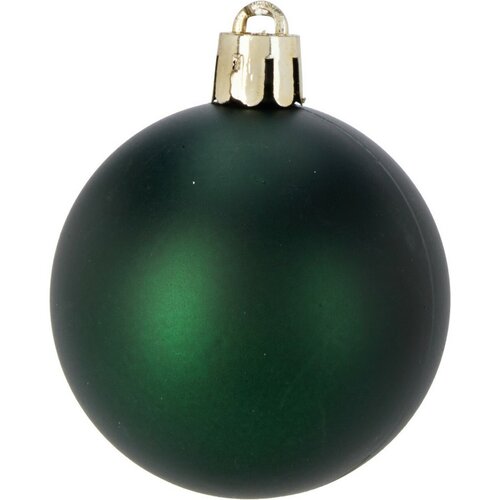 Set 16 ks vianočných ozdôb Festive Sparkles, zelená, pr. 6 cm, plast