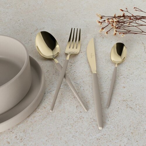 BerlingerHaus 24-teiliges Edelstahlbesteck-Set Sahara