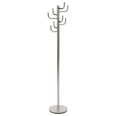 Kovový věšák 80609-07 Ron, brušený nikl, 175 cm