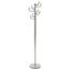 Metall-Garderobenständer 80609-07 Ron, geschliffenes Nickel, 175 cm