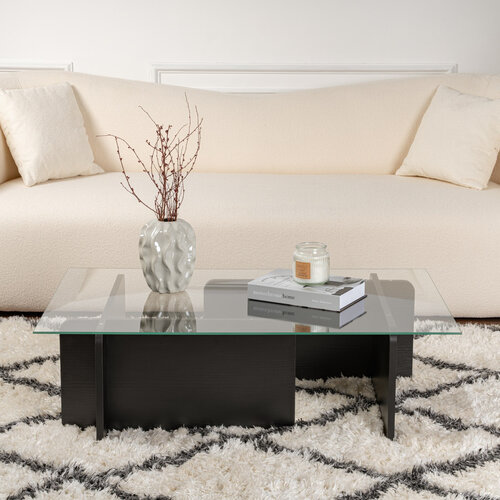 Măsuță de cafea Flavio Wooden Black