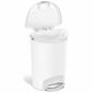 Simplehuman pedálos kuka, 50 l, fehér