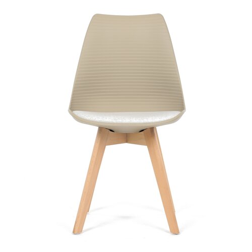 Krzesło do jadalni CT-X7055 WT, beżowe
