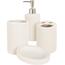 Set baie Stripes, 4 buc, alb
