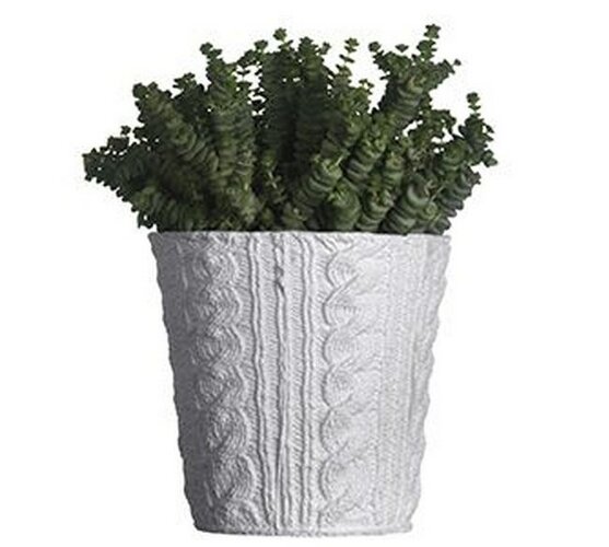 Osłonka ceramiczna, okrągła szary