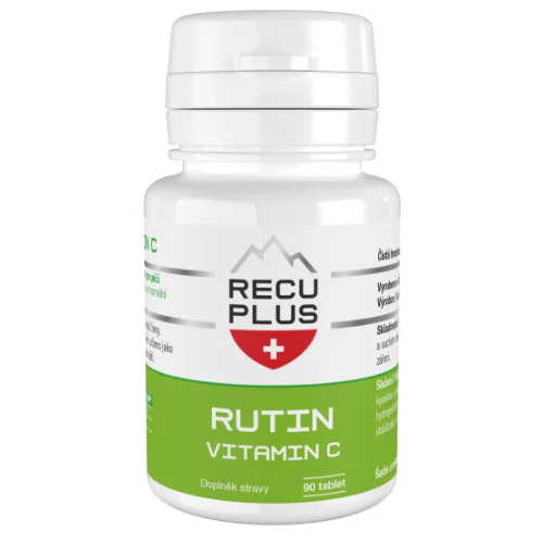 Fotografie RECUPLUS Rutin + Vitamín C, 90 tablet